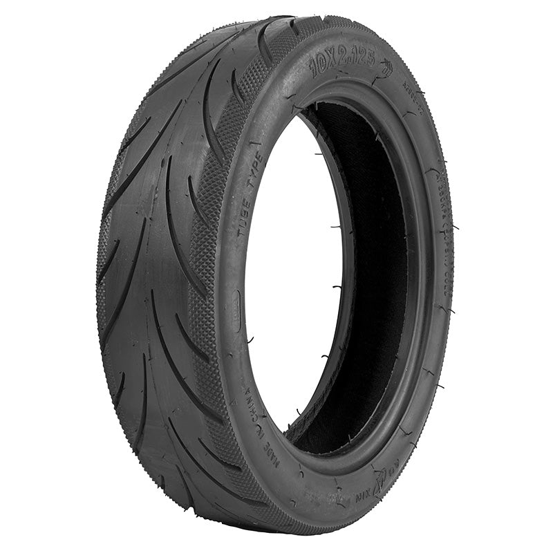 Pneu Trottinette Tubetype 10 X 2.125 Noir (Pour Ninebot Et Autres)