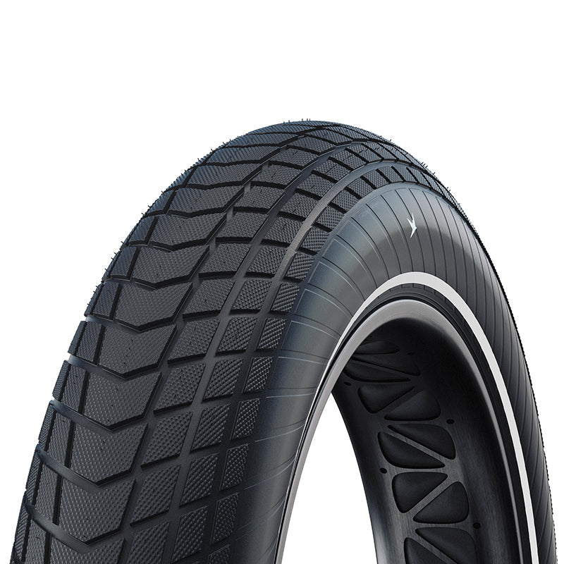 Pneu VTT 20 X 4.00 Schwalbe Super Moto-X Fat Bike Noir Tr (100-406) Compatible VAE