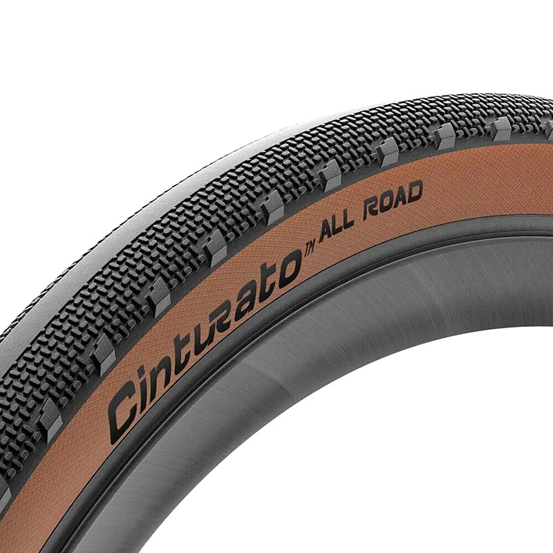 Pneu Gravel 700 X 45 Pirelli Cinturato All Road Classic Tanwall Noir Flanc Marron Tubeless Ready Ts (45-622)