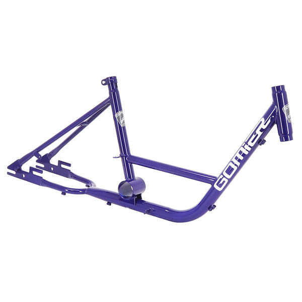 Cadre Nu Pour Tricycle Gomier Colori Bleu