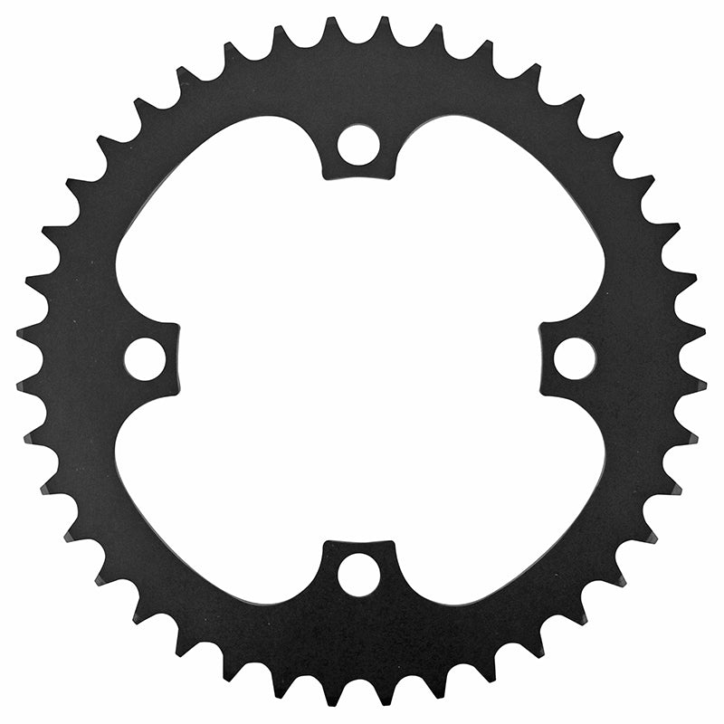 Plateau VAE-E-Bike 4 branches Ã˜ 104 Pour Bosch - Brose - Yamaha - Bafang Esjot 40 dents Mono Noir Alu (2.38 - 1-2X3-32"