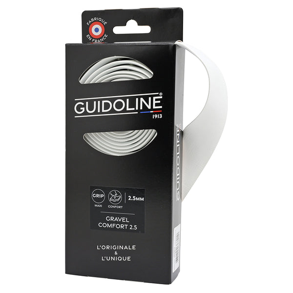 Ruban De Guidon - Cintre Velox Gravel Comfort 2,5 mm Blanc - Guidoline
