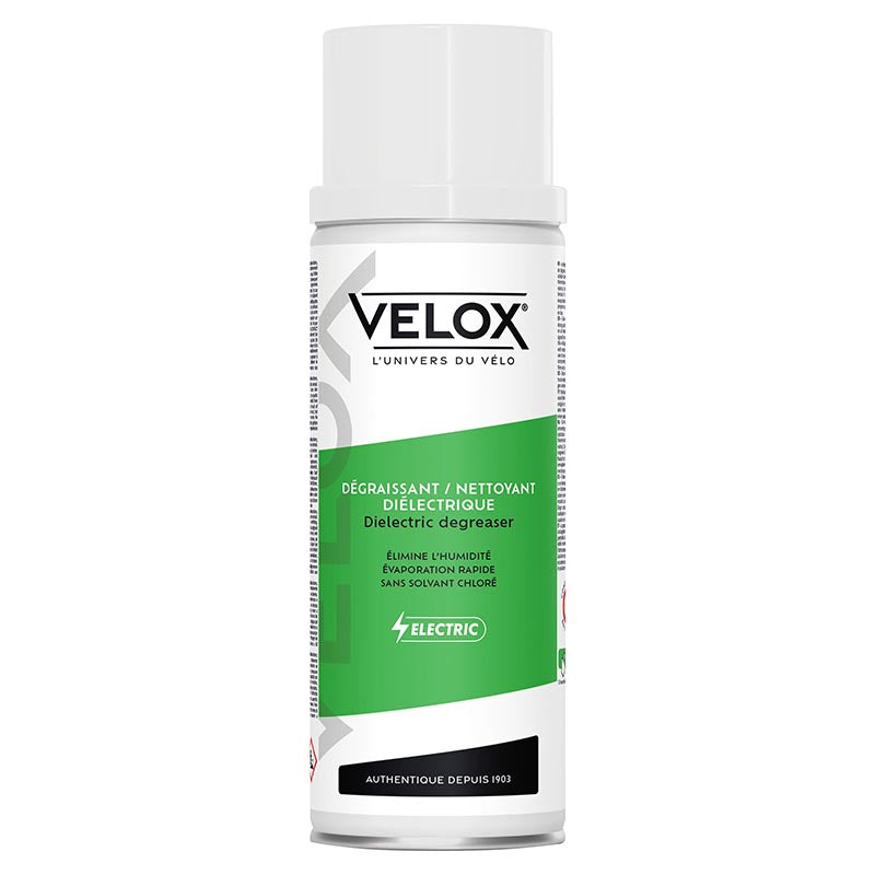 Nettoyant - Dégraissant Vélo Velox Dielectrique Pour VAE (Aerosol 400Ml)
