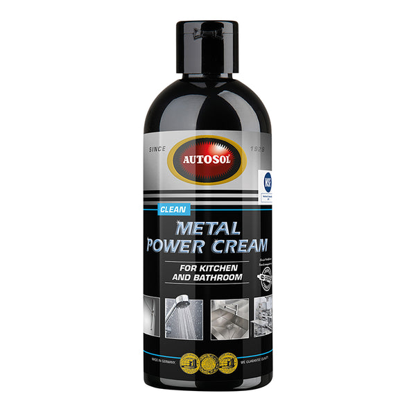 Nettoyant Métal Autosol Power Cream (Flacon 250 Ml) (Entretien Tous Metaux : Alu, Cuivre, Acier...) (Made In Germany - Q