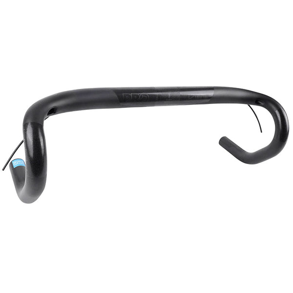 Cintre Route Pro Vibe Anatomic Carbone Noir L 42 Extérieur (Axe-Axe 42 cm) Pour Potence 31.8 mm Pour Passage Câble Inter