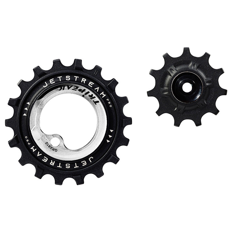 Galet Dérailleur Aopw Tripeak 11-18 Dents Céramique 12-11X2V. Shimano Grx Rx810 - 815 - 820 Argent (Jeu De 2) (Garantie 