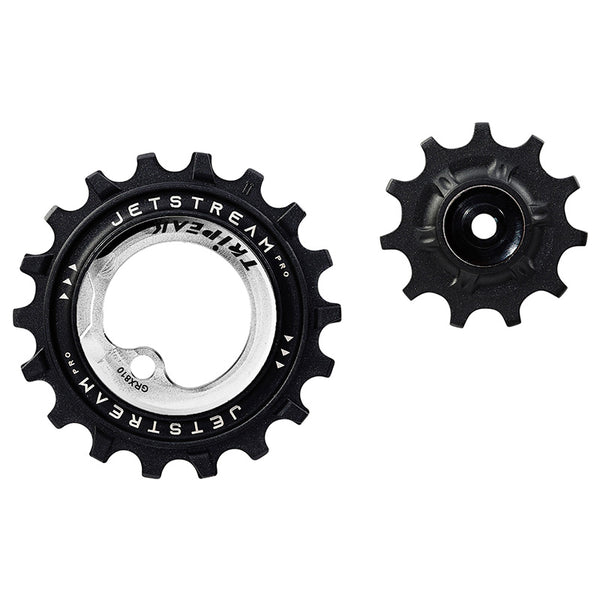 Galet Dérailleur Aopw Tripeak 11-18 Dents Céramique 12-11X2V. Shimano Grx Rx810 - 815 - 820 Argent (Jeu De 2) (Garantie 