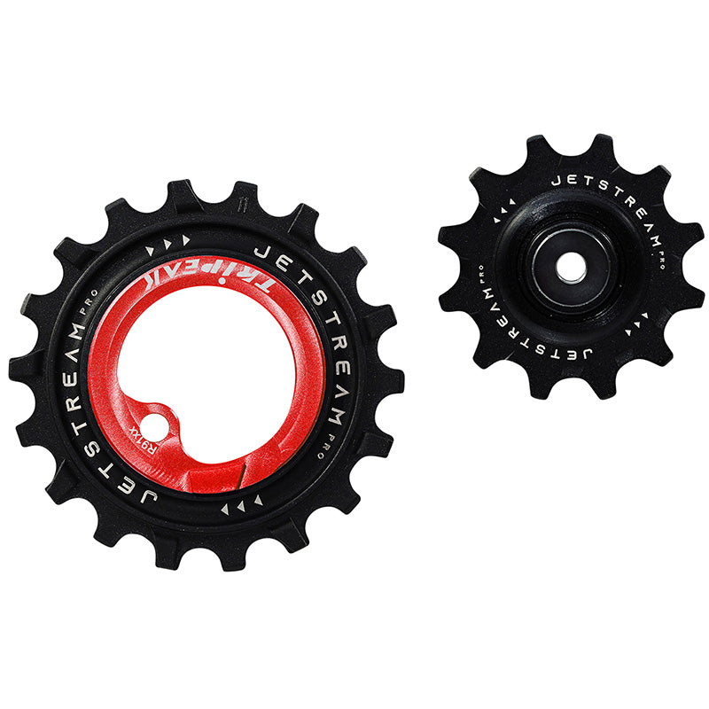 Galet Dérailleur Aopw Tripeak 12-18 Dents Céramique 11X2V. Shimano Dura-Ace R9100 Rouge (Jeu De 2) (Garantie 4 Ans)