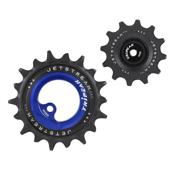 Galet Dérailleur Aopw Tripeak 12-18 Dents Céramique 12X2V. Shimano Dura-Ace R9200 Bleu Fonce (Jeu De 2) (Garantie 4 Ans)