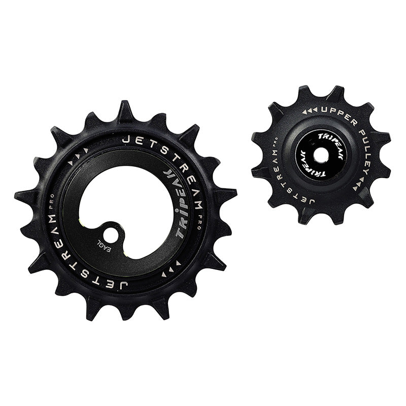 Galet Dérailleur Aopw Tripeak 12-18 Dents Céramique 12X1V. Sram VTT Eagle Axs Noir (Jeu De 2) (Garantie 4 Ans)