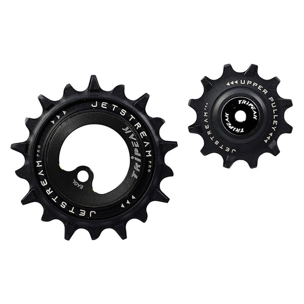 Galet Dérailleur Aopw Tripeak 12-18 Dents Céramique 12X1V. Sram VTT Eagle Axs Noir (Jeu De 2) (Garantie 4 Ans)
