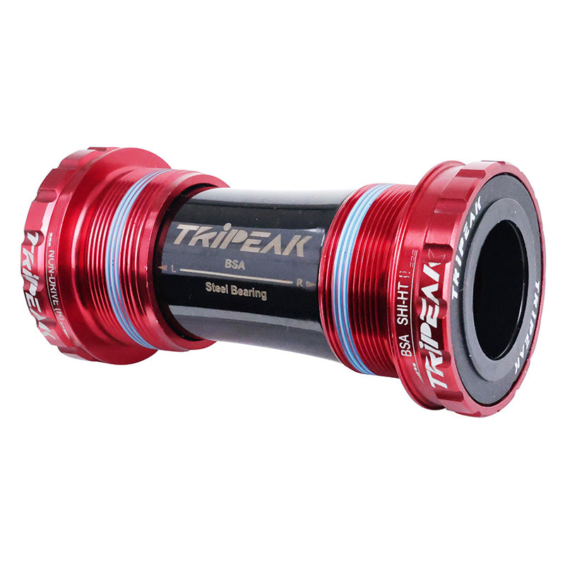 Cuvette Intégré Boîtier Filete Route Tripeak Anglais - Bsc - 1,37X24 Axe 24 mm Rouge (Compatible Shimano)