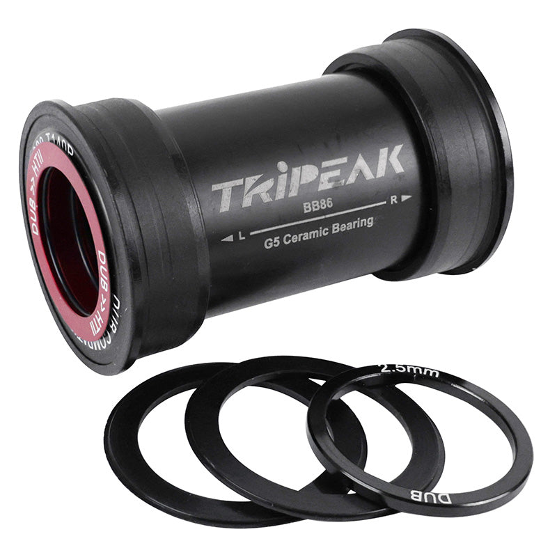 Cuvette Intégré Boîtier VTT-Route A Emboiter-Pressfit 3En1 Tripeak Céramique Boite 86-92 mm Diam 41 mm Pour Axe 24 mm, 2