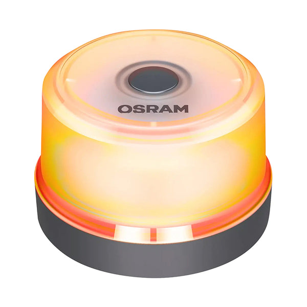 Gyrophare-Feu De Detresse A LED Osram Ledguardian Road Flare Signal V16 Visible Jusqu'A 1000 M, Puissance 140 Lm 2000K (