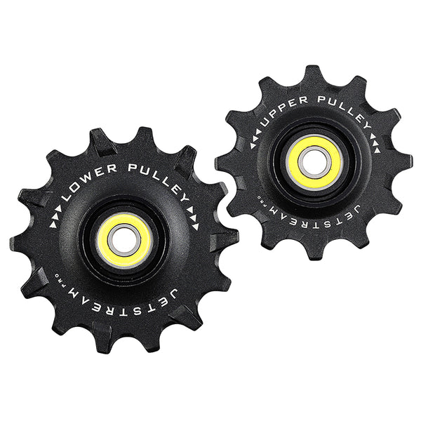 Galet Dérailleur Route Tripeak 12-14 Dents Céramique 12V. Shimano Dura-Ace R9200 - Ultegra R8100 - 105 R7100 Noir (Blist