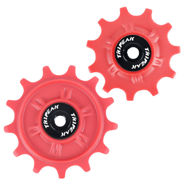 Galet Dérailleur Gravel-VTT Tripeak 11-13 Dents Céramique 11V. Shimano Grx-Xt (Grx810 - 815 - Xtm8000) Rouge (Blister De