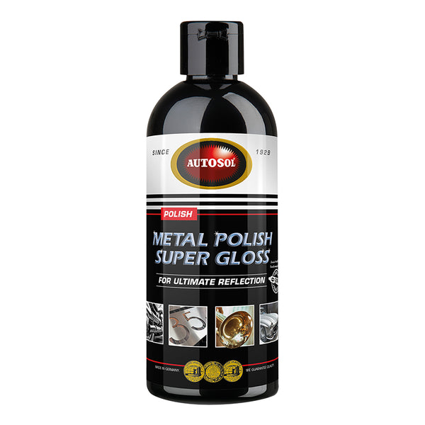 Polish Métal Effet Brillant Autosol Super Gloss (Flacon 250 Ml) (Poli Tout Métal : Alu, INOX, Acier...) (Made In Germany