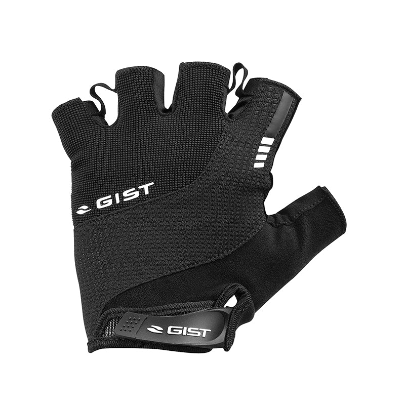 Gants Vélo Court Gist Kontrol Été Noir XL (Paire Sur Carte) Avec Velcro