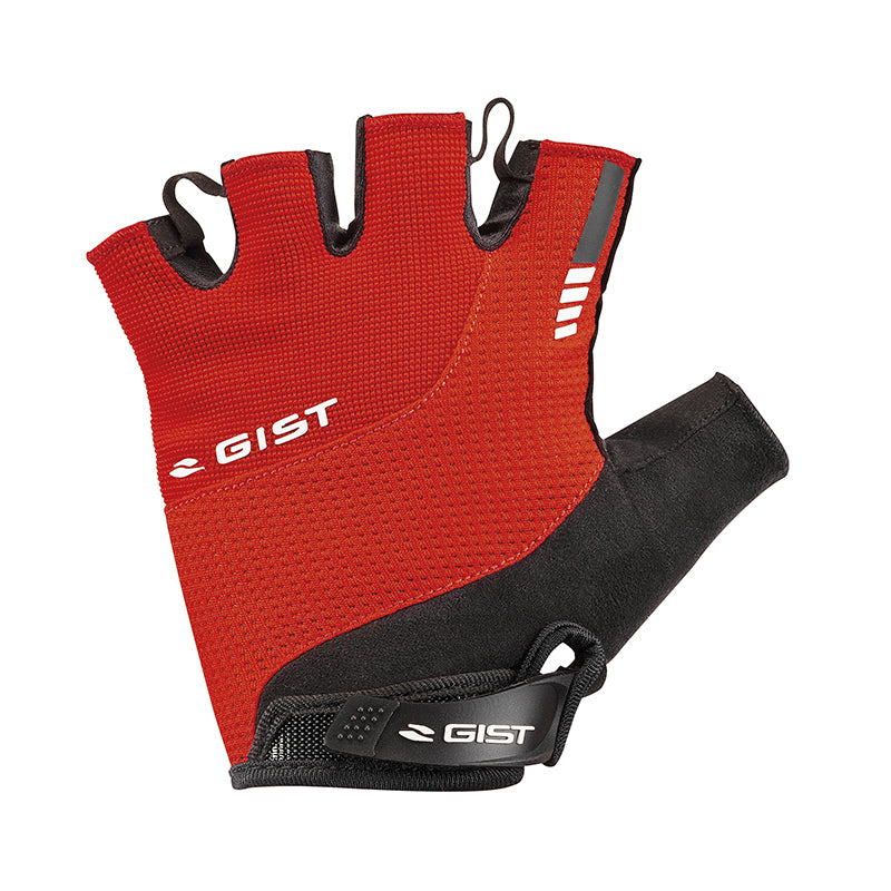 Gants Vélo Court Gist Kontrol Été Rouge XL (Paire Sur Carte) Avec Velcro