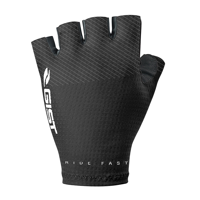 Gants Vélo Court Gist Race Été Noir M (Paire Sur Carte) Sans Velcro
