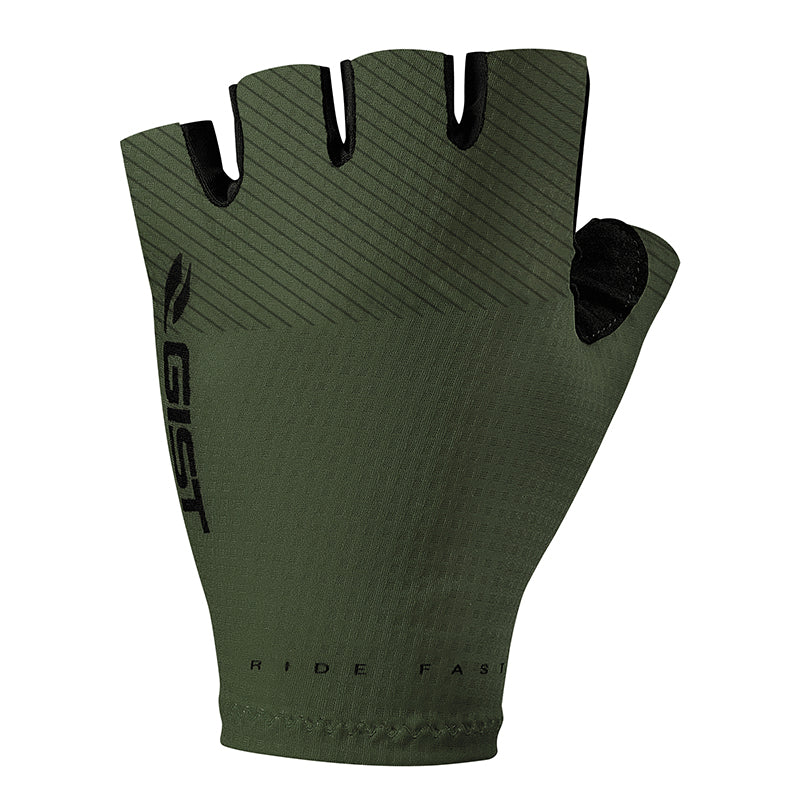 Gants Vélo Court Gist Race Été Vert XL (Paire Sur Carte) Sans Velcro