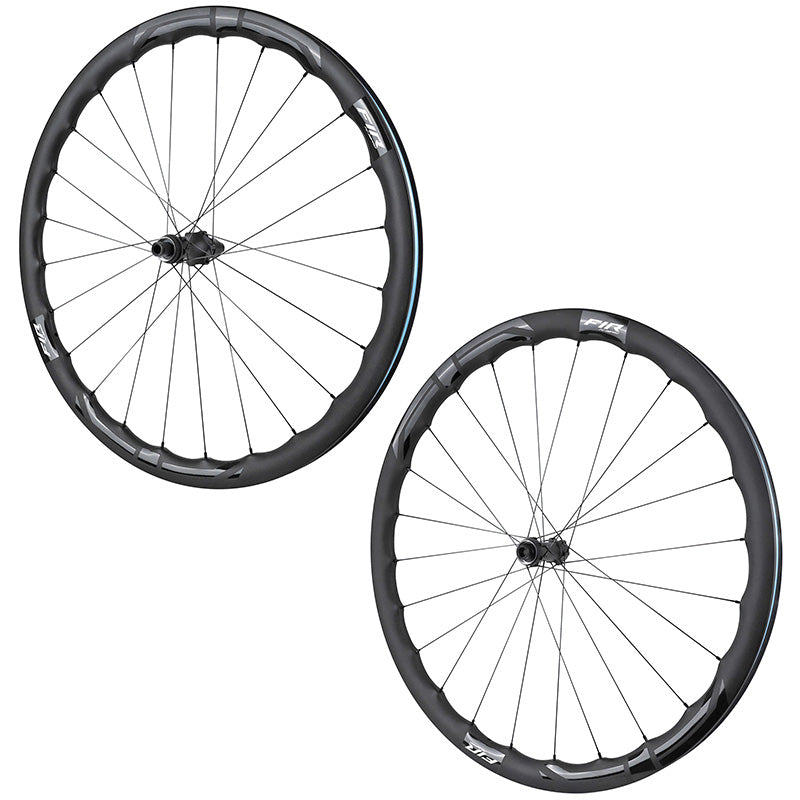 Roues Route Disque 700 Fir Fc 38 Pro Centerlock Carbone Noir Cassette Sram Xdr 12V Axe Traversant 12-100 Et 12-142 Haute
