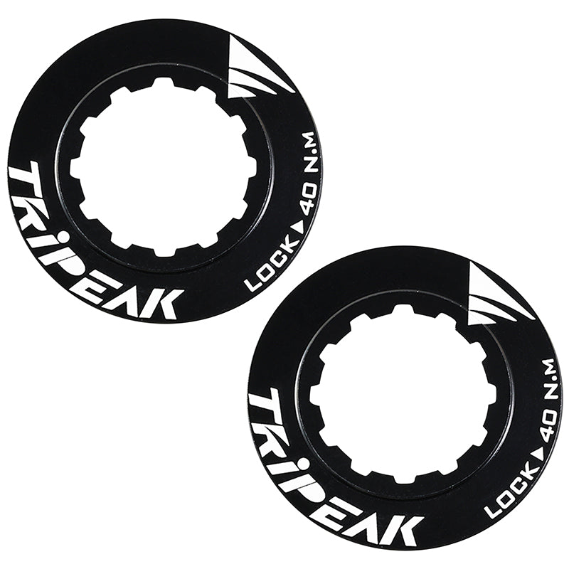Écrou Disque De Frein Centerlock Tripeak Aluminium Ultra Léger 7G Noir - Serrage Interne (Vendu A La Paire)