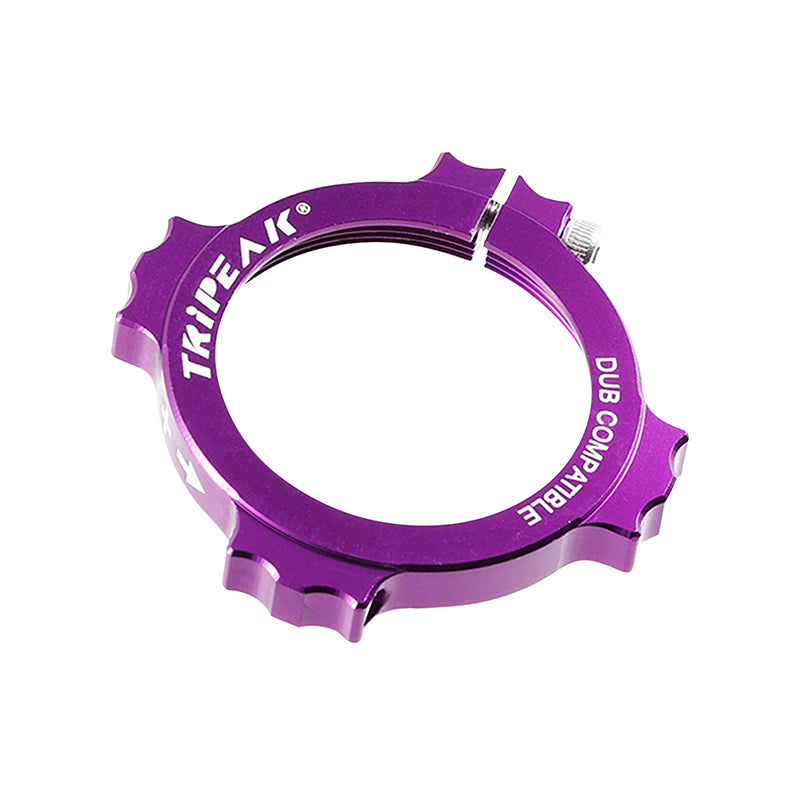 Écrou-Bague Réglage Pré-Contrainte Pédalier Tripeak Pour Sram Dub Violet