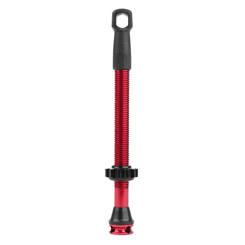 Valve De Pneu Tubeless Presta Newton Colori Rouge 47 mm 4 Trous Pour Diffusion Preventif (Vendu A L'Unite) - Livre Avec 
