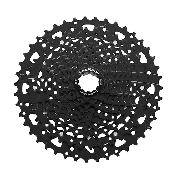 Cassette 10V. Sunrace U-Series Csus400 11-43 VTT Noir (Livre En Boite) (11-13-15-17-20-23-26-30-36-43) - Compatible Shim