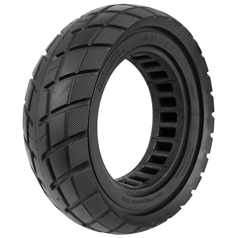 Pneu Trottinette Plein 8.5 X 3.00 Noir Ultraleger - Largeur Intérieur 40 mm