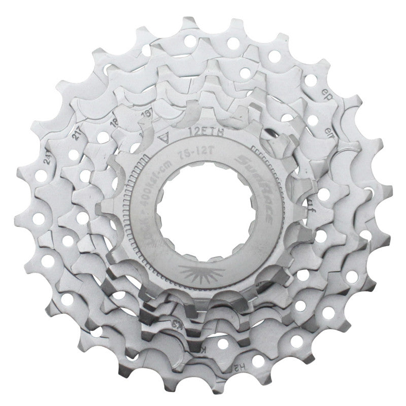 Cassette 7V. Sunrace R63 12-24 Route Pour Shimano-Sram Nickel (Livre En Boite) (12-13-14-16-18-21-24)