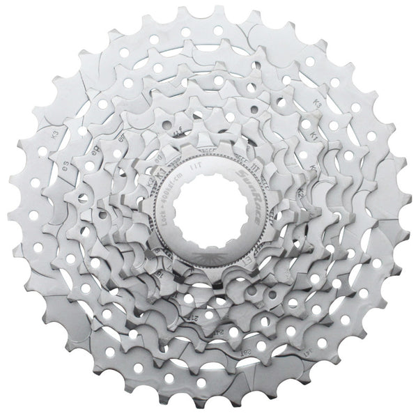 Cassette 9V. Sunrace M96 11-34 VTT Pour Shimano Nickel (Livre En Boite) (11-12-14-16-18-21-24-28-34)