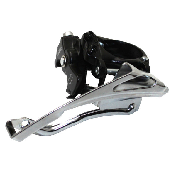 Dérailleur VTT Avant Sunrace M30 A Collier Bas 34,9 Pour 48X38X28 Tirage Haut-Bas (Avec Collier Adaptateur 31.8 Et 28.6)