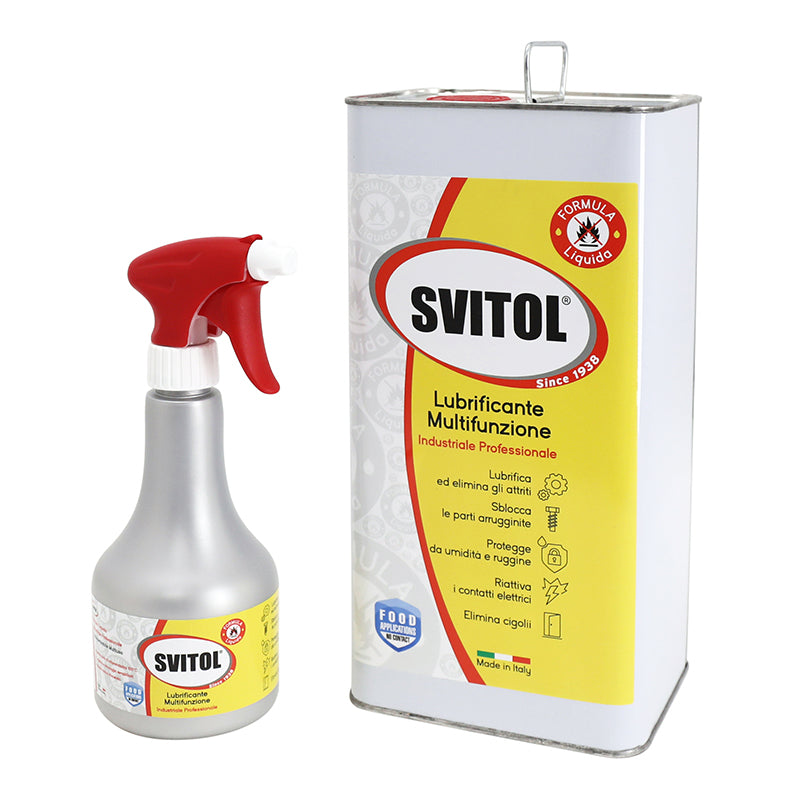Lubrifiant Arexons Svitol Multifonctions Professionnel Formule Amelioree Point Eclair 100Â°C (Spray 400Ml + Recharge 5L)