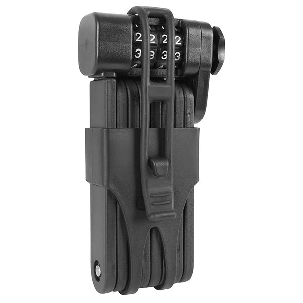 Antivol Vélo - Trottinette Pliable-Pliant A Combinaison - Code Longueur 90 cm Noir (Support Fixation Inclus) -Niveau Séc