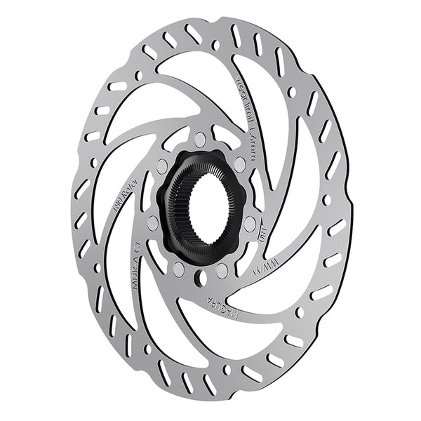 Disque De Frein VTT Centerlock Magura 180 mm Argent Avec Écrou (Montage Atelier)