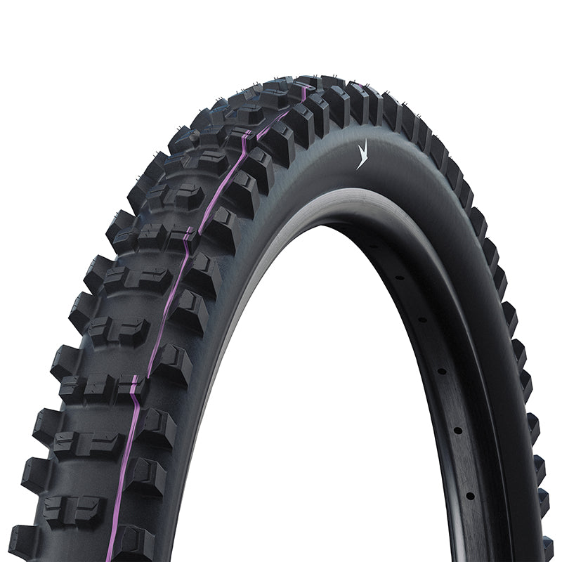 Pneu VTT Gravity - VAE 29 X 2.50 Schwalbe Shredda Rear-Arrière Radial Noir Ts (63-622) Tubeless Ready Homologué VAE E50