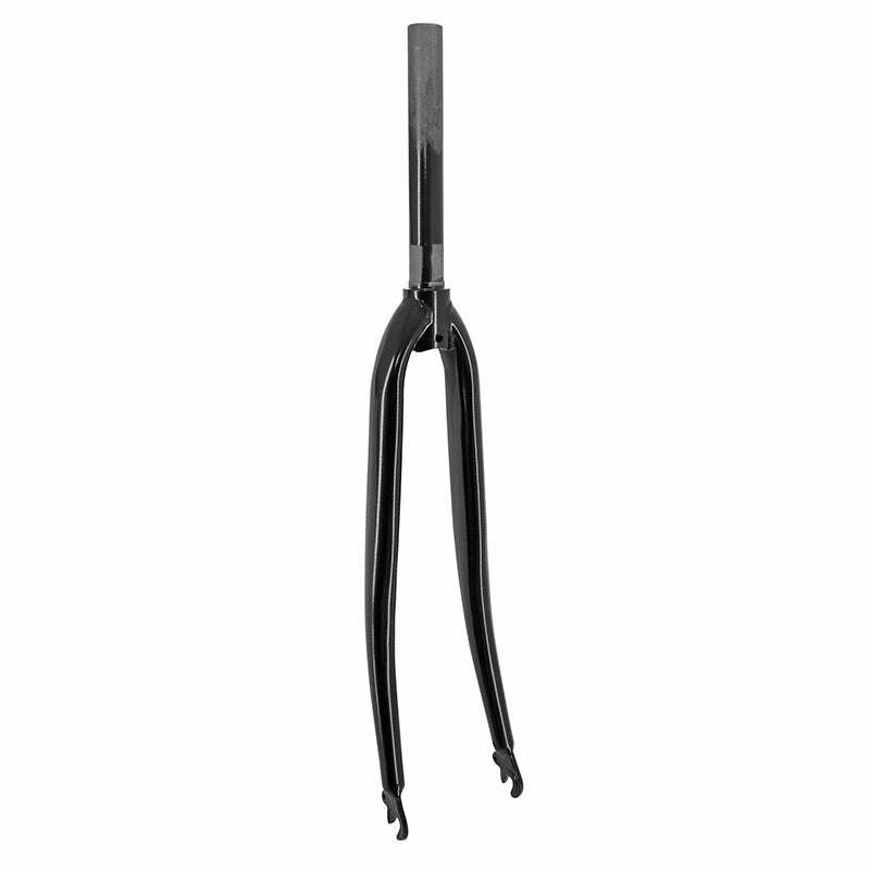 Fourche Route 700C Acier Noir Pivot Lisse 1"-22.2 Intérieur (Cone 26.4)