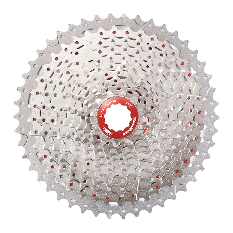 Cassette 11V. Sunrace Csmx8 11-42 Gravel Pour Shimano Hg-L-Hg-M Metallic Argent (Livre En Boite)(11-13-15-17-19-21-24-28