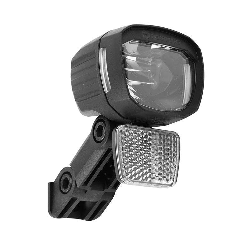 Éclairage Vélo VAE - E-Bike Herrmans Mr5 140 Lumen Noir Avant Sur Fourche 6-12V - Vendu En Boite
