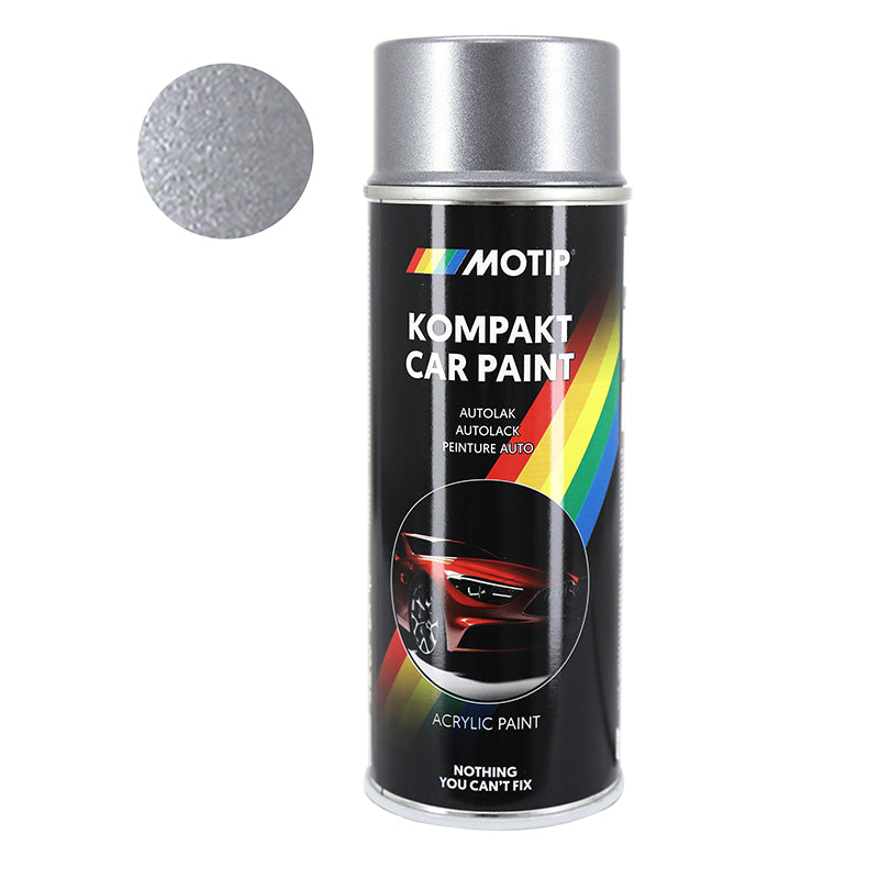 Bombe De Peinture Motip Kompakt Autolack Acryl Métal Gris Aerosol 400 Ml (55272)