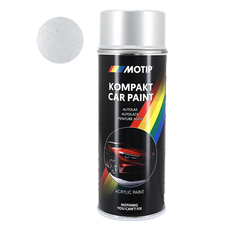 Bombe De Peinture Motip Kompakt Autolack Acryl Métal Argent Aerosol 400 Ml (55290)