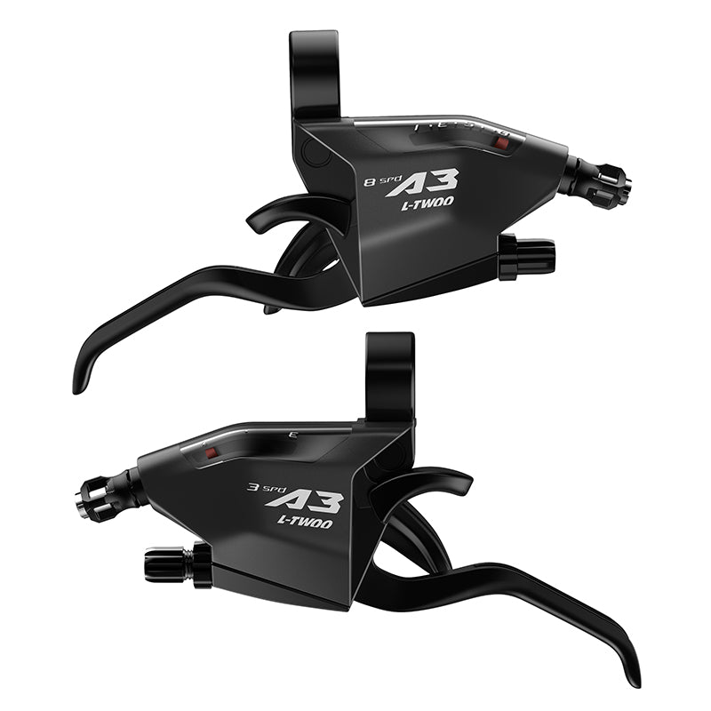 Levier-Manette VTT Patin Ltwoo 3 X 8V. Noir V-Brake Compatible Shimano (Paire)