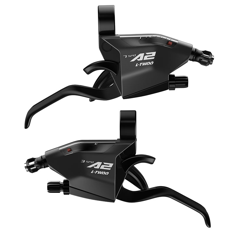 Levier-Manette VTT Patin Ltwoo 3 X 7V. Noir V-Brake Compatible Shimano (Paire)