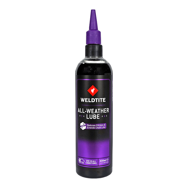 Lubrifiant Vélo Chaîne Weldtite All Weather Toutes Conditions Au Teflon (400Ml)