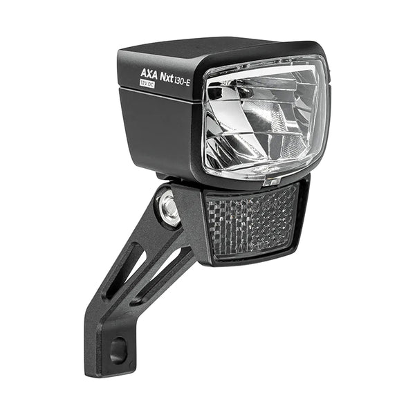 Éclairage Vélo VAE - E-Bike Avant Sur Fourche Axa Nxt 130 E-Bike 6-12V 130Lux Homologué Noir Compatible Dynamo - Pour Vo