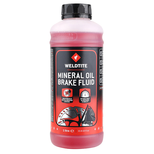 Liquide De Frein - Huile Vélo Weldtite Mineral Pour Shimano-Tektro-Magura (Bidon 1L) Colori Rose