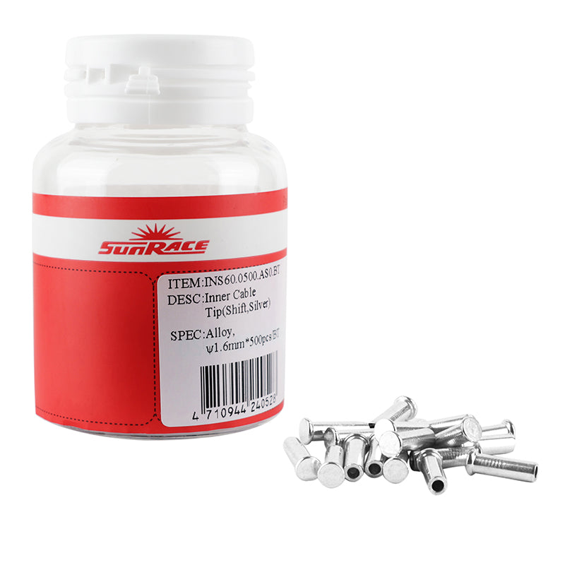 Embout De Câble Dérailleur Sunrace 1,2 mm (Boite De 500)