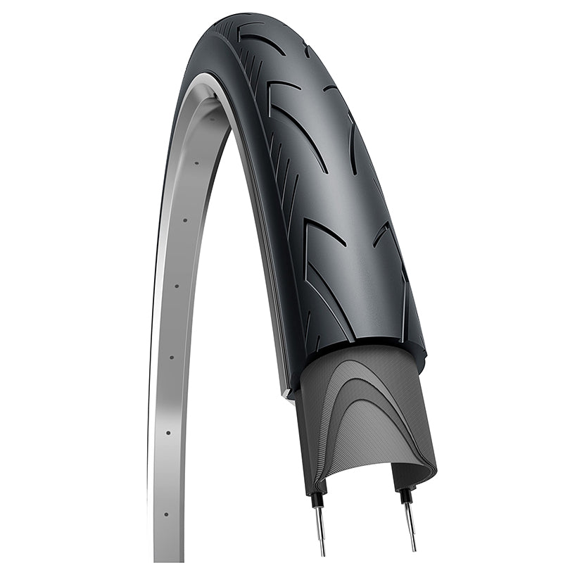 Pneu VTT Urbain 26 X 1.50 Wanda Slick Noir Tr (40-559)